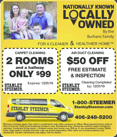 Promo codes for stanley steemer - Up to 50% Off Your Order with Stanley Promo Code. Get Coupon Now COUPON. Use This Code For 20% Off Instantly. Get Coupon Now COUPON. Stanley Promo Code: 20% Off Any Purchase. Get Coupon Now COUPON. Save 10% at Stanley. Get Coupon Now COUPON. Stanley Coupon- Extra 20% Off Everything ...